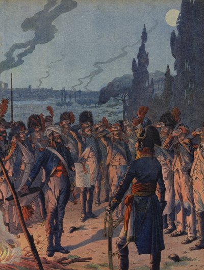 La sera della battaglia di Lodi da Jacques Marie Gaston Onfray de Breville (Job)