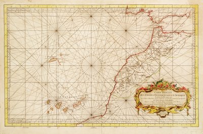 Mappa della costa nord-occidentale dell