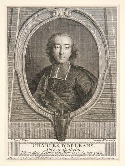 Ritratto di Charles d da Jacques Nicolas Tardieu