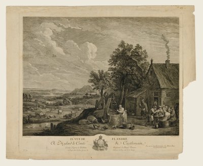 IX Vista sulle Fiandre da Jacques Philippe Le Bas