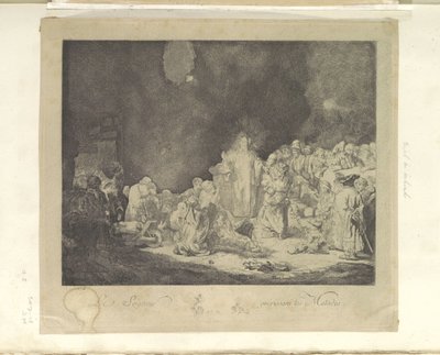 Cristo predicante (Le Seigneur guérissant les Malades) da Jacques Philippe Le Bas
