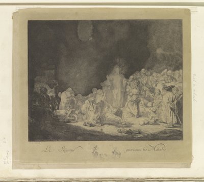 Cristo predicante (La stampa dei cento fiorini) da Jacques Philippe Le Bas