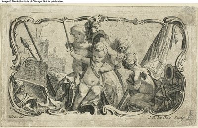 Putti at War da Jacques Philippe Le Bas