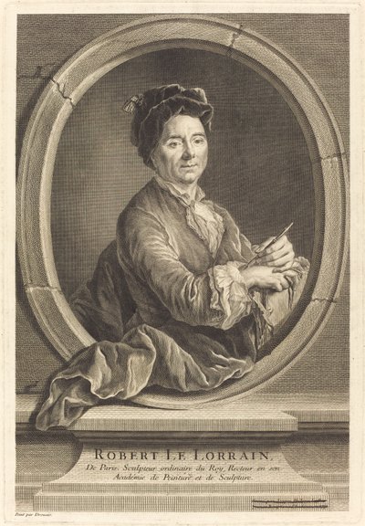 Robert le Lorrain da Jacques Philippe Le Bas after Hubert Drouais