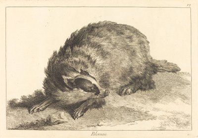 Blereau (Tasso) da Jacques Philippe Le Bas and Jean Eric Rehn after Jean Baptiste Oudry