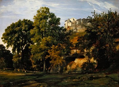 Paesaggio, veduta di Marino, 1826 da Jacques Raymond Brascassat