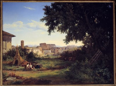 Roma, vista del Colosseo da Jacques Raymond Brascassat