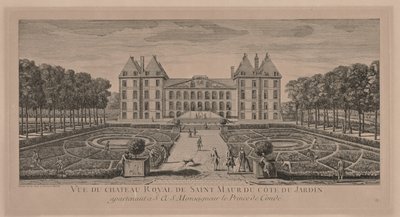 Castello di St. Maur da Jacques Rigaud