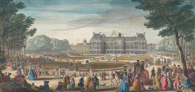 Il Palais du Luxembourg a Parigi, visto dal giardino da Jacques Rigaud