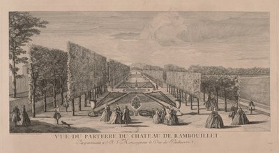 Giardino fiorito del castello di Rambouillet da Jacques Rigaud