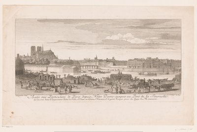 Veduta di Parigi dalla Notre Dame al Pont de la Tournelle da Jacques Rigaud
