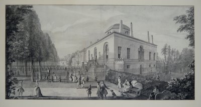 Villa neo-palladiana di Lord Burlington a Chiswick e la Casa Giacobina da Jacques Rigaud