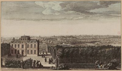 Casa di Père de la Chaise sul Mont-Louis da Jacques Rigaud