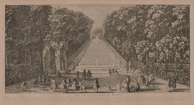 La cascata a Marli da Jacques Rigaud