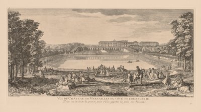 Vista del Castello di Versailles, dal lato dell