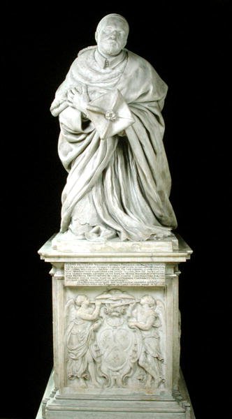 Monumento al cardinale Pierre de Bérulle (1575-1629) dalla Cappella Carmelitana a Parigi da Jacques Sarazin