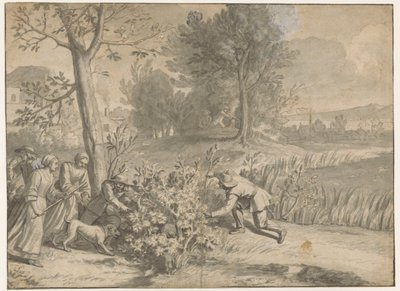 Caccia ai conigli e alle anatre da Jacques Stella (attributed to)