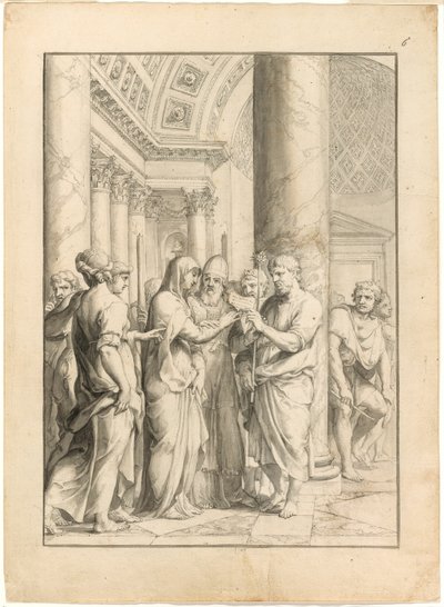 Matrimonio della Vergine da Jacques Stella