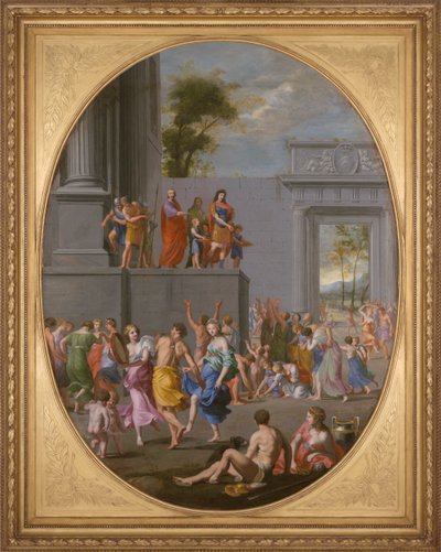 La liberalità di Tito (Allegoria della liberalità di Luigi XIII e del cardinale Richelieu), c.1637-38 da Jacques Stella