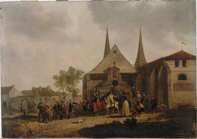 Saccheggio di una chiesa durante la Rivoluzione, circa 1793 da Jacques Swebach Desfontaines