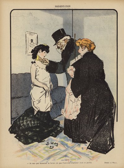 Illustrazione per Le Rire da Jacques Wely