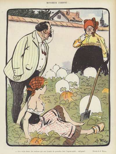 Illustrazione per Le Rire da Jacques Wely