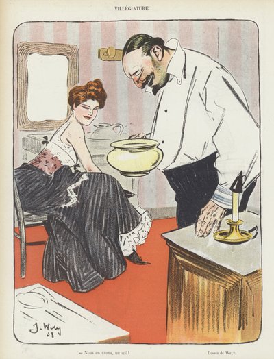 Illustrazione per Le Rire da Jacques Wely