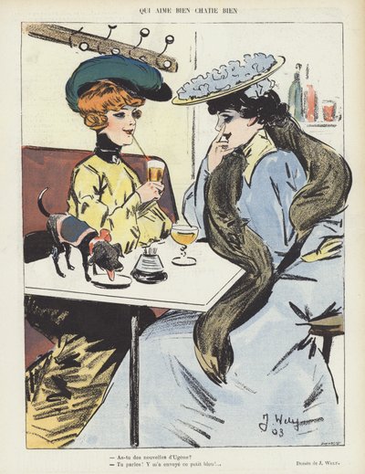 Illustrazione per Le Rire da Jacques Wely