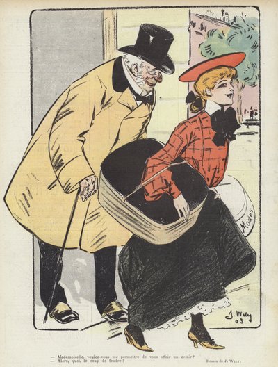 Illustrazione per Le Rire da Jacques Wely