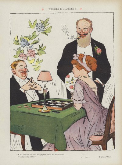Illustrazione per Le Rire da Jacques Wely