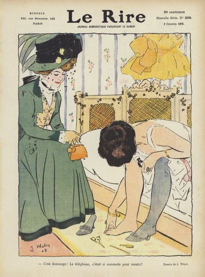 Illustrazione per Le Rire da Jacques Wely