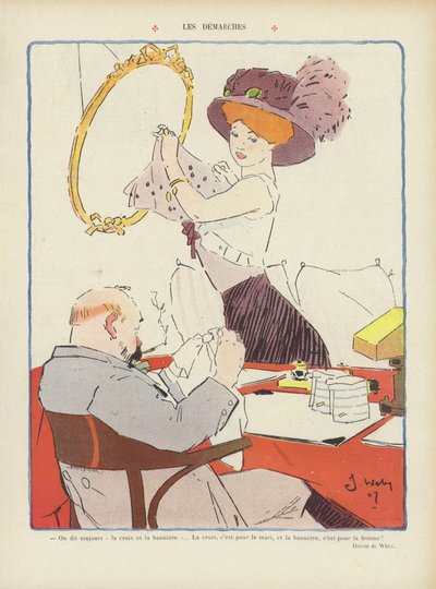 Illustrazione per Le Rire da Jacques Wely