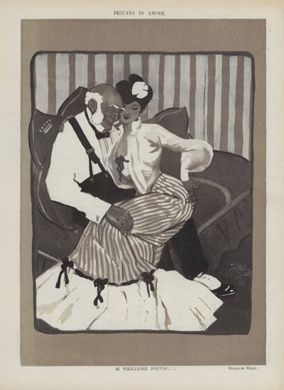 Illustrazione per Le Rire da Jacques Wely