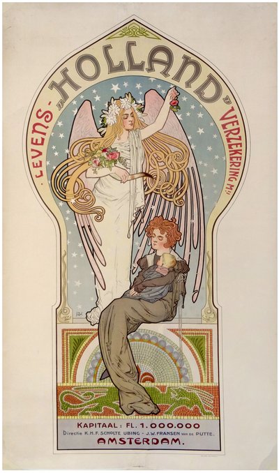 Holland Levensverzekering, c. 1910 da Jacques Zon