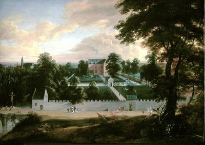 Vista di un Castello da Jacques d Arthois