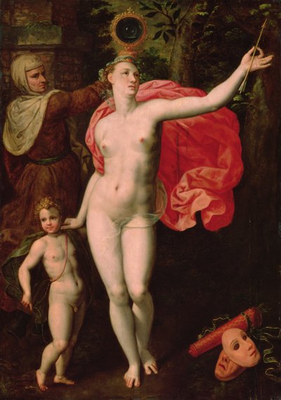 Venere e Cupido, Allegoria della Verità da Jacques de Backer