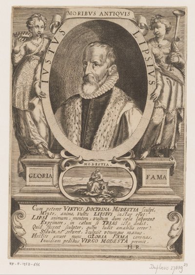 Ritratto di Justus Lipsius da Jacques de Fornazeris