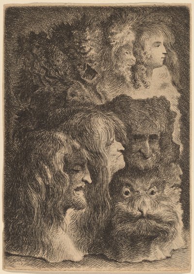 Teste fantastiche da Jacques de Gheyn III