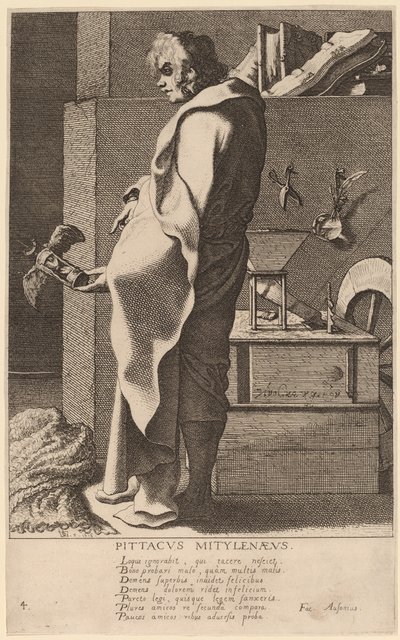 Pittaco di Mitilene da Jacques de Gheyn III