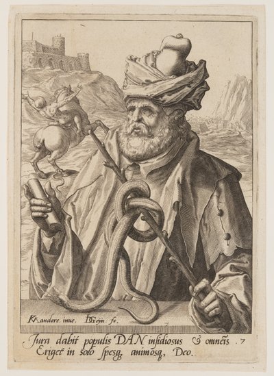 Dan, da I dodici figli di Giacobbe da Jacques de Gheyn II