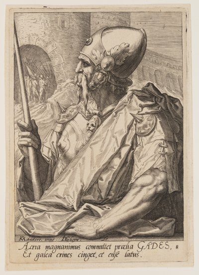 Gad, da I dodici figli di Giacobbe da Jacques de Gheyn II