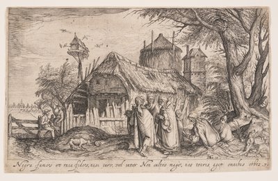 Paesaggio con popolo rom, da Paesaggi da Jacques de Gheyn II