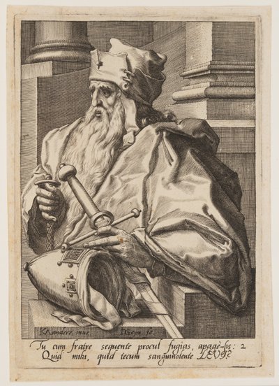 Levi, da I dodici figli di Giacobbe da Jacques de Gheyn II