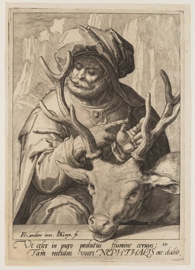 Naftalì, da I dodici figli di Giacobbe da Jacques de Gheyn II
