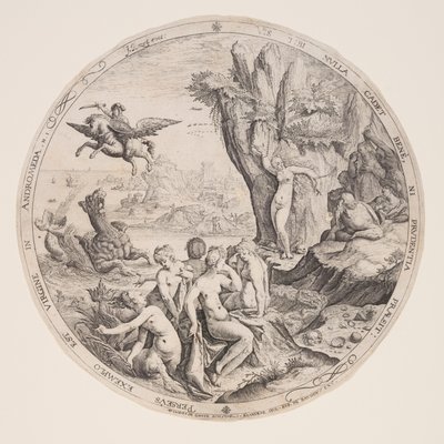 Perseo che libera Andromeda da Jacques de Gheyn II