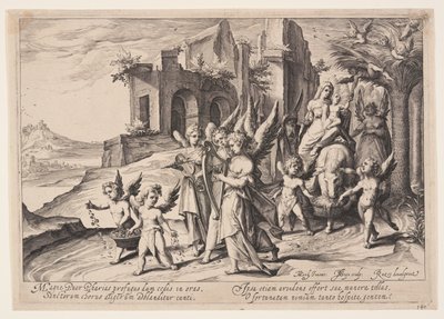Ritorno dalla fuga in Egitto da Jacques de Gheyn II