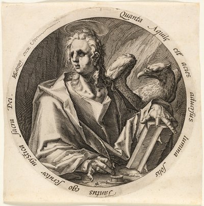 San Giovanni, quarta tavola da I quattro evangelisti da Jacques de Gheyn II