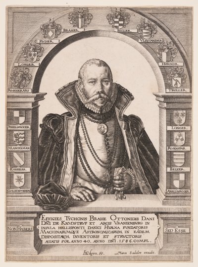 Tycho Brahe, astronomo da Jacques de Gheyn II