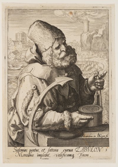 Zebulon, da I dodici figli di Giacobbe da Jacques de Gheyn II