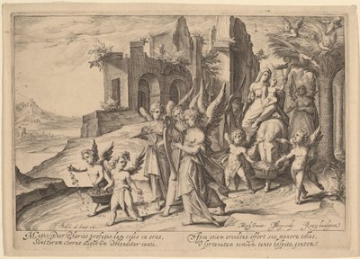 Ritorno dalla fuga in Egitto da Jacques de Gheyn II, after Karel van Mander I